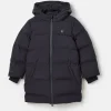 Kids' Padwell Navy Blue Waterproof Padded Coat
