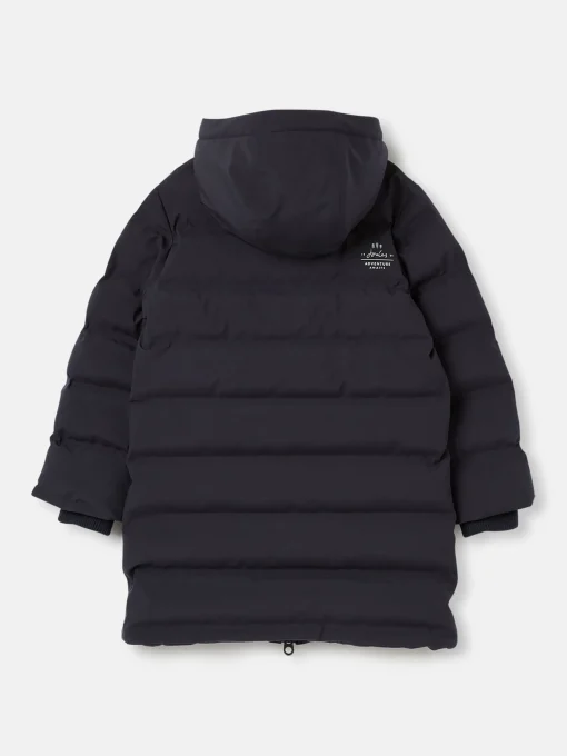 Kids' Padwell Navy Blue Waterproof Padded Coat with Hood