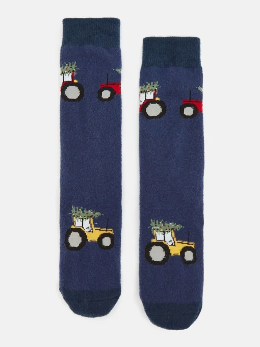 Kids' Runaround Blue/Navy Grippy Socks
