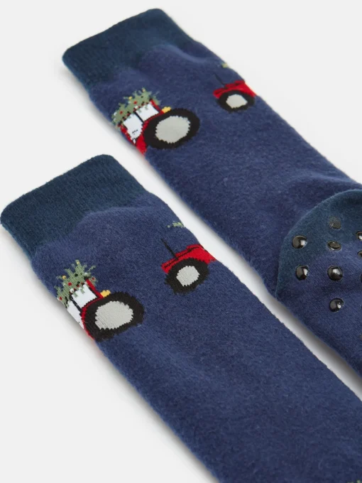 Kids' Runaround Blue/Navy Grippy Socks