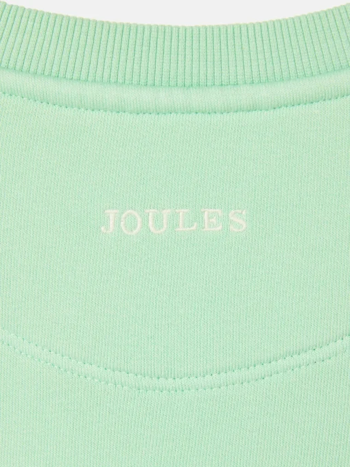 Kids' Sundaze Green Crew Neck Slogan Sweatshirt