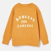 Kids' Sundaze Yellow Crew Neck Slogan Sweatshirt