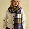 Langtree Green & Pink Scarf