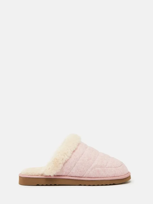 Lazydays Pink Fleece Lined Slippers