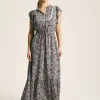 Lillia Multi Tie Waist Tiered Dress