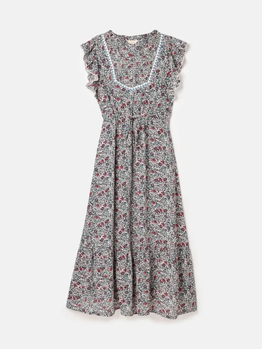 Lillia Multi Tie Waist Tiered Dress