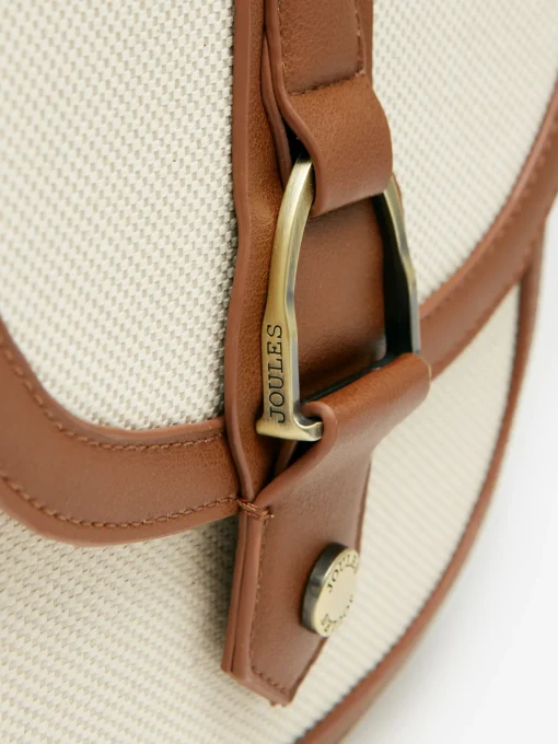 Ludlow Tan Canvas Cross Body Bag