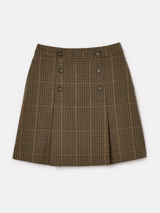 Maize Check Skirt