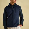 Malton Navy Quilted Jersey Gilet