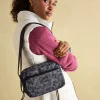 Marlow Black/Animal Cross Body Bag