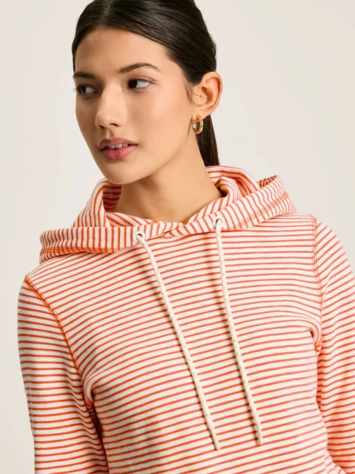 Marlston Red Stripe Slim Fit Hoodie