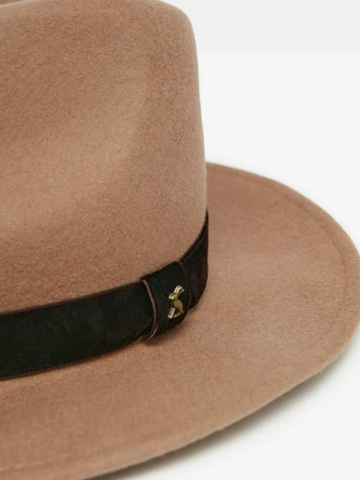 Maude Neutral Wool Fedora