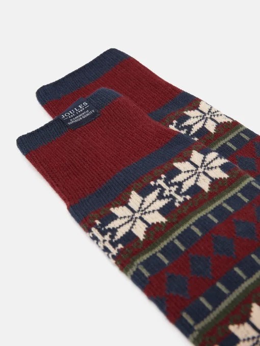 Men's Alby Multi Fair Isle Socks (size 7-12)