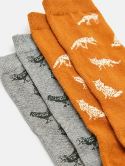 Men's Kingsbury Grey Hen 2 Pack Socks (size 7-12)