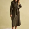 Meredith Check Midi Shirt Dress