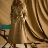 Meredith Tan Brown Midi Shirt Dress