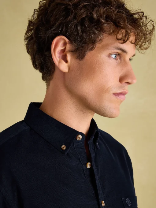Miller Navy Blue Corduroy Shirt