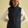 Minx Navy Blue Showerproof Diamond Quilted Gilet