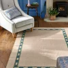 Natural Mannington Jute Border Rug