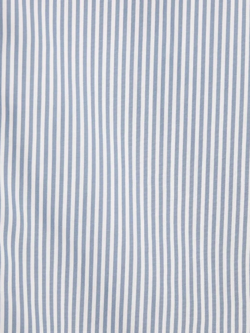 Navy Stripe Cotton Shirt
