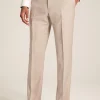 Neutral Slim Textured Suit Trousers