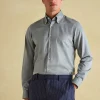Next Green Regular Fit Twill Single Cuff Shirt
