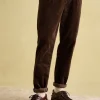 Oaksey Brown Jumbo Cord Trousers