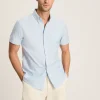 Oxford Blue Short Sleeve Classic Fit Shirt
