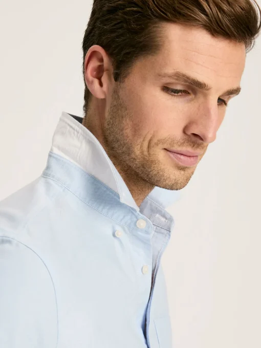 Oxford Blue Short Sleeve Classic Fit Shirt