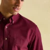 Oxford Burgundy Long Sleeve Classic Fit Shirt