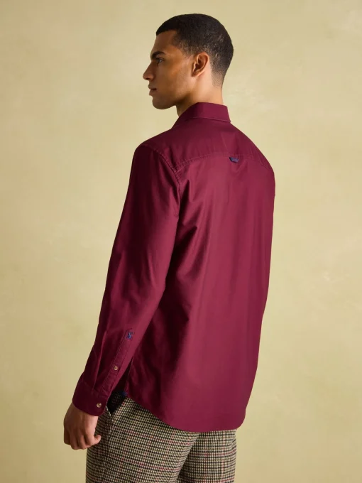 Oxford Burgundy Long Sleeve Classic Fit Shirt