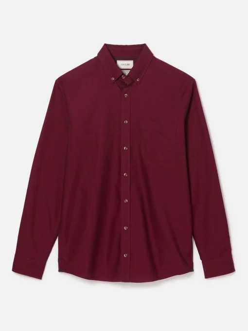 Oxford Burgundy Long Sleeve Classic Fit Shirt