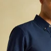 Oxford Navy Long Sleeve Classic Fit Shirt