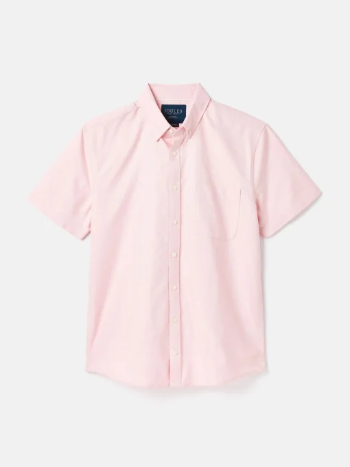Oxford Pink Short Sleeve Classic Fit Shirt