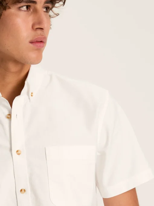 Oxford White Short Sleeve Classic Fit Shirt