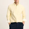 Oxford Yellow Long Sleeve Classic Fit Shirt