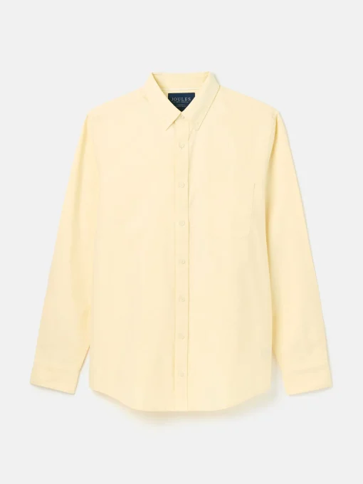 Oxford Yellow Long Sleeve Classic Fit Shirt