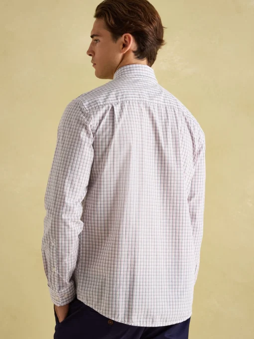 Pink Check Cotton Shirt