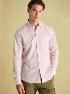Pink Stripe Cotton Shirt