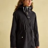 Portwell Black Waterproof Raincoat With Hood
