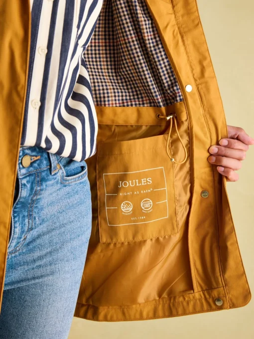 Portwell Dark Yellow Waterproof Raincoat With Hood