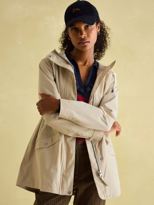 Portwell Neutral Waterproof Raincoat With Hood