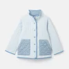 Primrose Blue Quilted Reversible Jacket