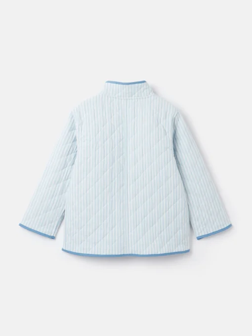 Primrose Blue Quilted Reversible Jacket