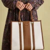 Rushbury Tan/Ecru Tote Bag