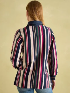 Sammie Multi Striped Heavyweight Cotton Rugby Shirt