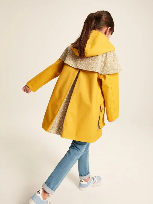 Seacombe Yellow Waterproof Hooded Raincoat with Cape