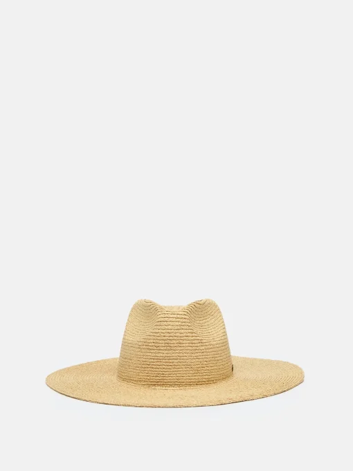 Seville Natural Straw Fedora Hat