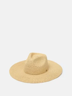 Seville Natural Straw Fedora Hat