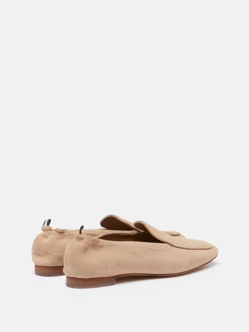 Sloane Narrow Fit Neutral Suede Loafers